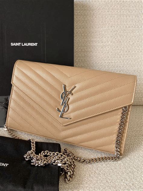 ysl beige bag.